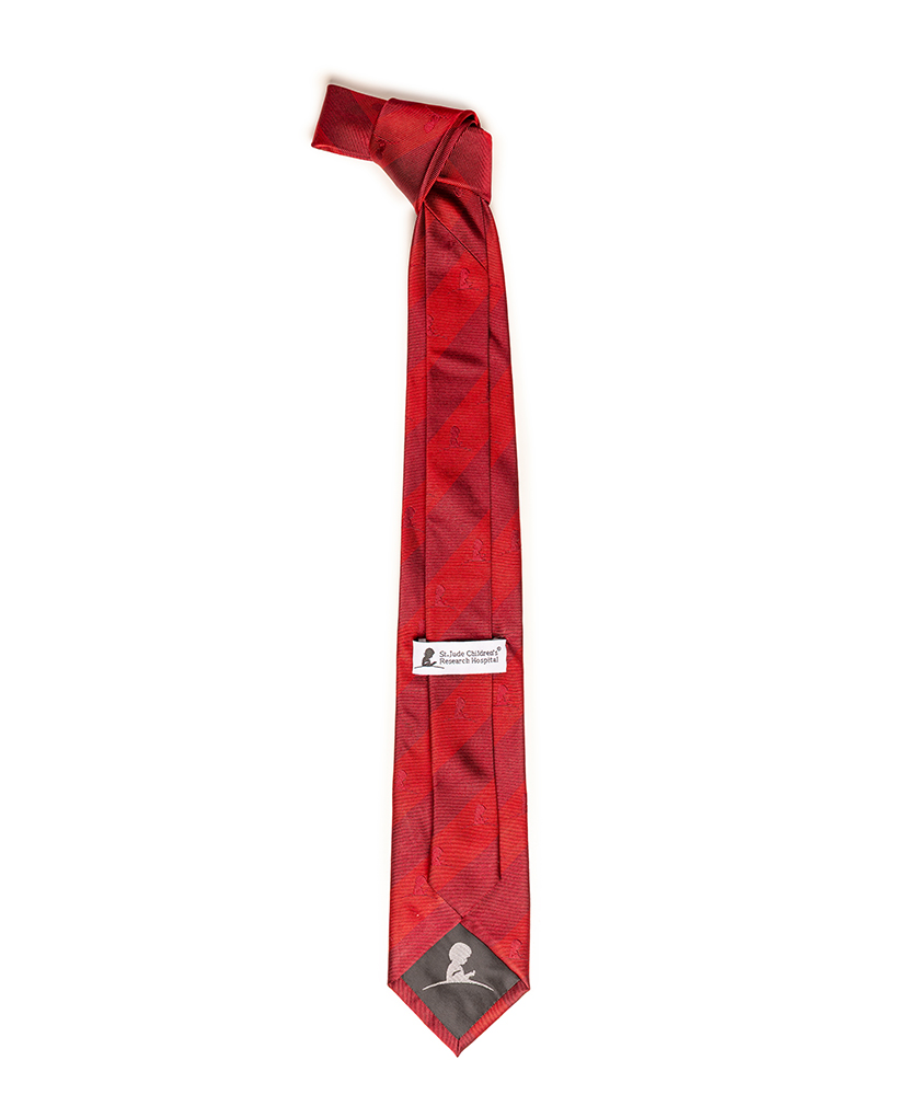 Primary image Tonal Red Silk Tie